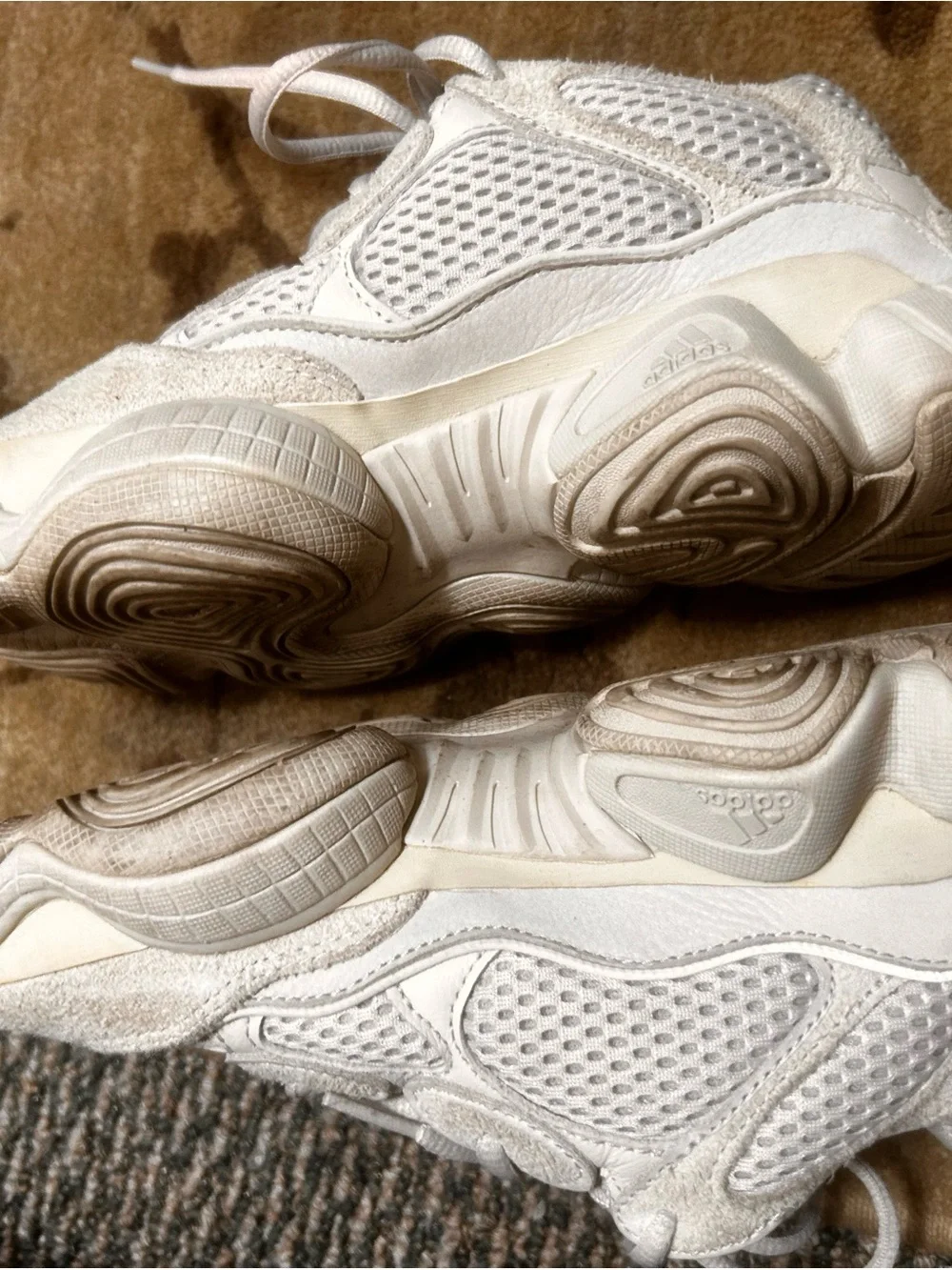 Women’s Adidas Neutral Beige Athletic Sneakers - Lightweight Comfort